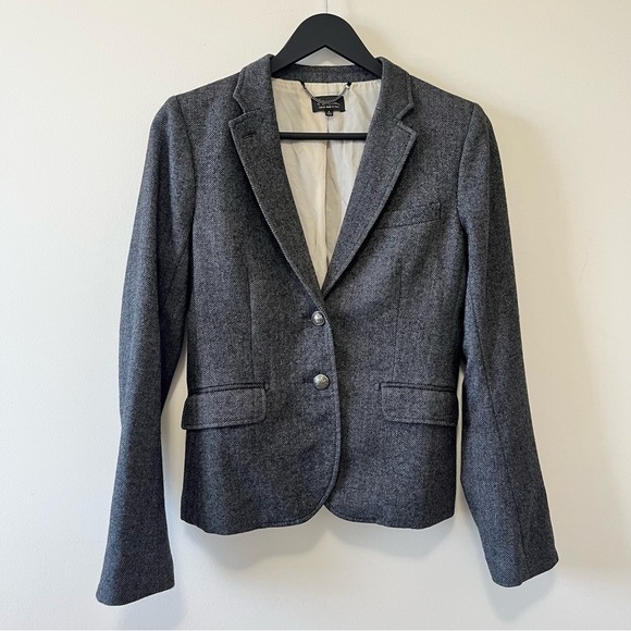Aritzia Babaton Herringbone Blazer Size 6 - Picture 1 of 13